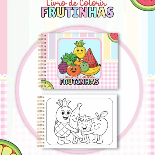 Livro de Colorir Frutinhas