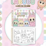 Livro de Colorir Labubu