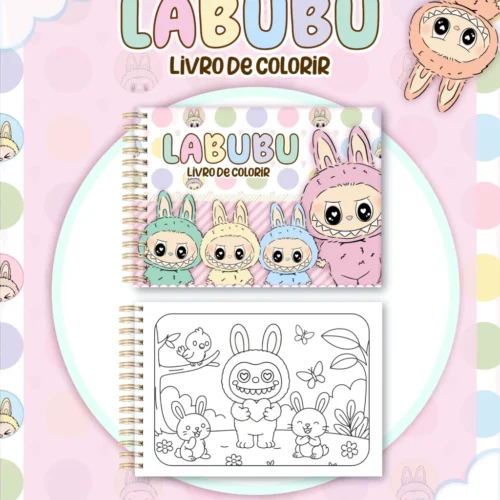 Livro de Colorir Labubu