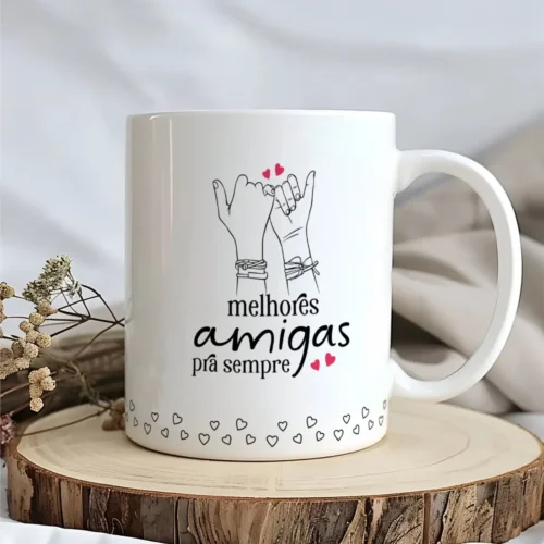 Pacote Artes Canecas Dia dos Amigos Amizade