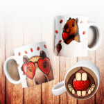 ESTAMPAS CAPIVARA BOCÃO CANECA - Imagem 3