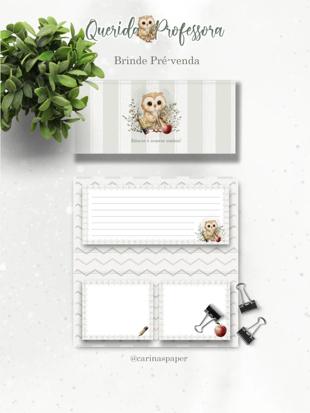 Kit digital de ilustrações Querida Professora 5 - Imagem 3
