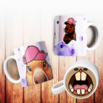 ESTAMPAS CAPIVARA BOCÃO CANECA - Imagem 4
