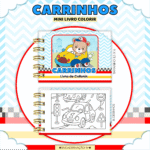 Livro de Colorir - Carrinhos