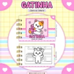 Livro de Colorir Gatinha