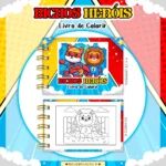 Livro de Colorir Bichinhos Herois