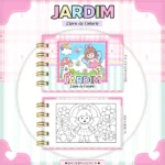 Livro de Colorir JARDIM