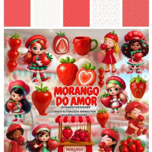 Kit Digital - MORANGO DO AMOR
