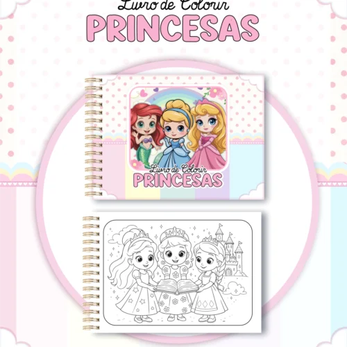 Livro de Colorir - PRINCESAS