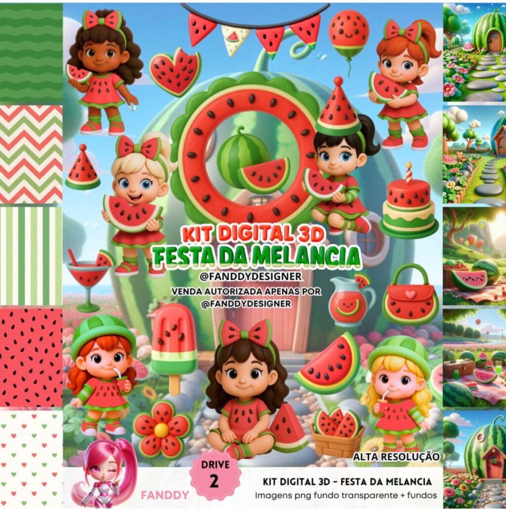 Kit Digital MELANCIA - Imagem 1