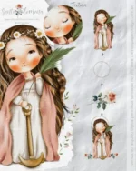 Kit Digital Ilustrações Santa Filomena - Imagem 7