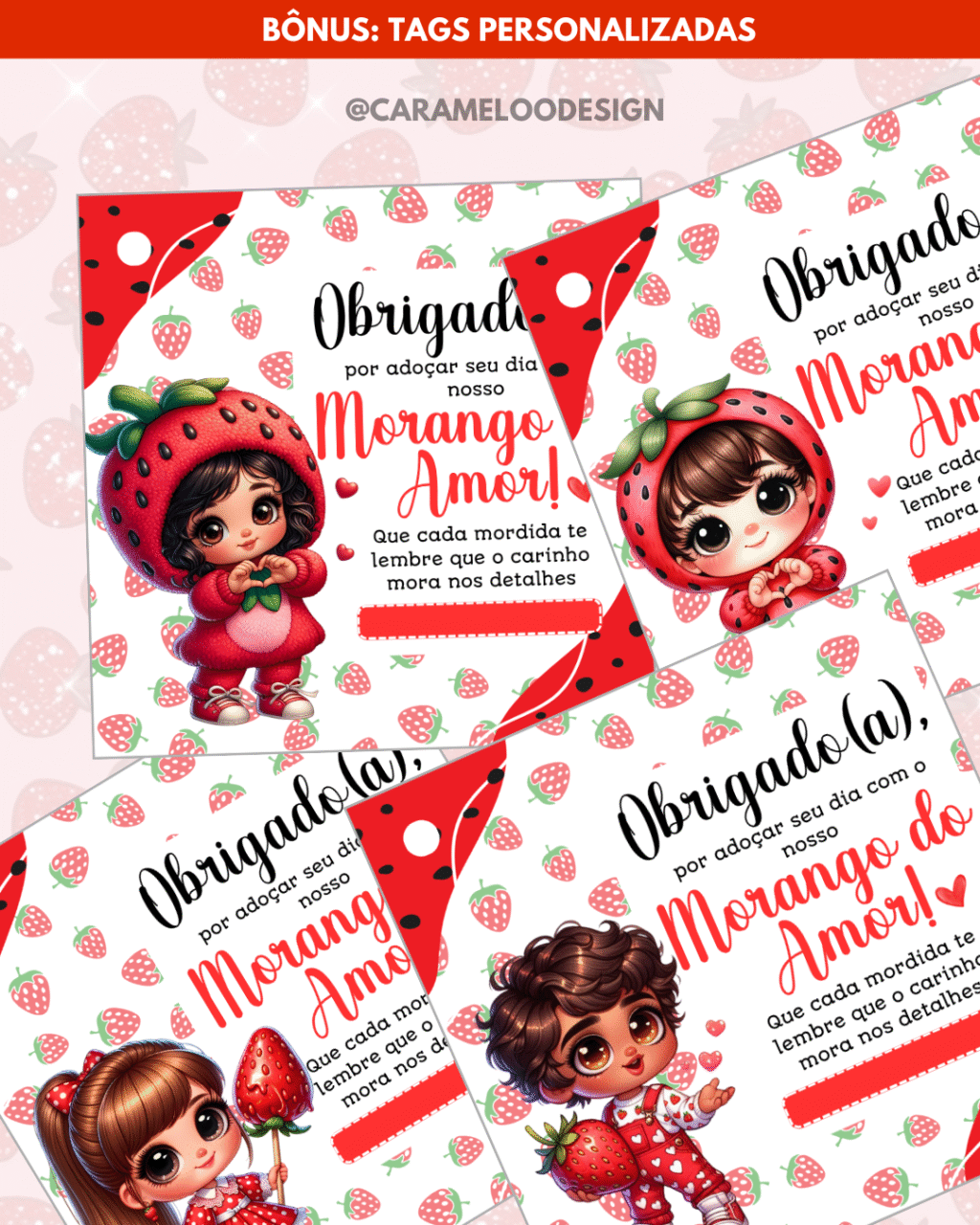 Kit Digital Morango do Amor - Imagem 3
