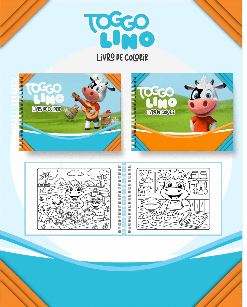 Livro de Colorir TOGGO LINO - Imagem 1