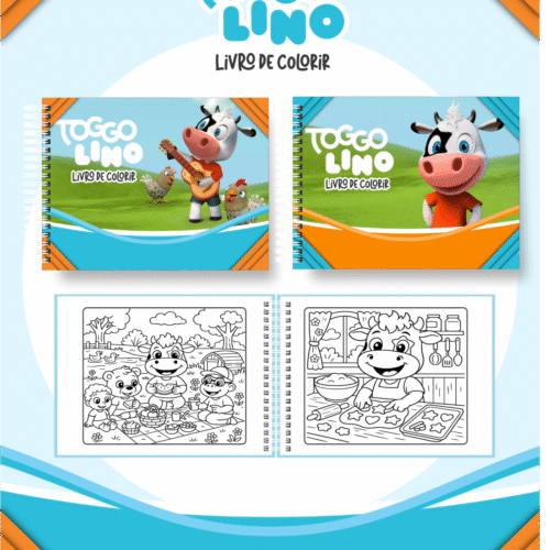 Livro de Colorir TOGGO LINO
