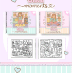 Livro de Colorir GIRL MOMENTS