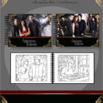 Livro de Colorir THE VAMPIRE DIARIES