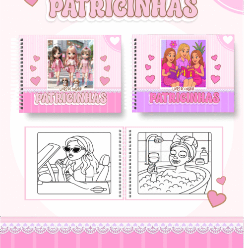 Livro de Colorir PATRICINHAS