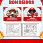 Livro de Colorir BOMBEIROS