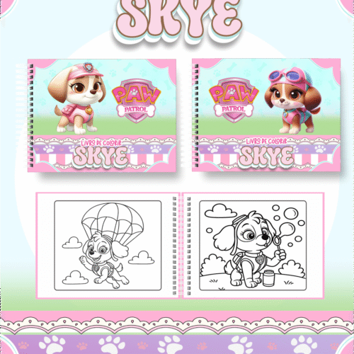 Livro de Colorir SKYE