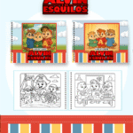 Livro de Colorir ALVIN E OS ESQUILOS
