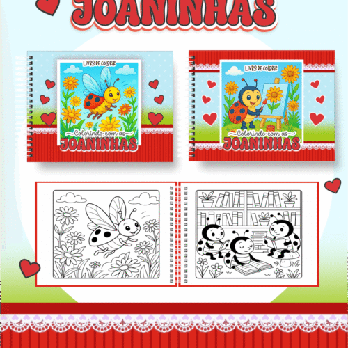 Livro de Colorir JOANINHA