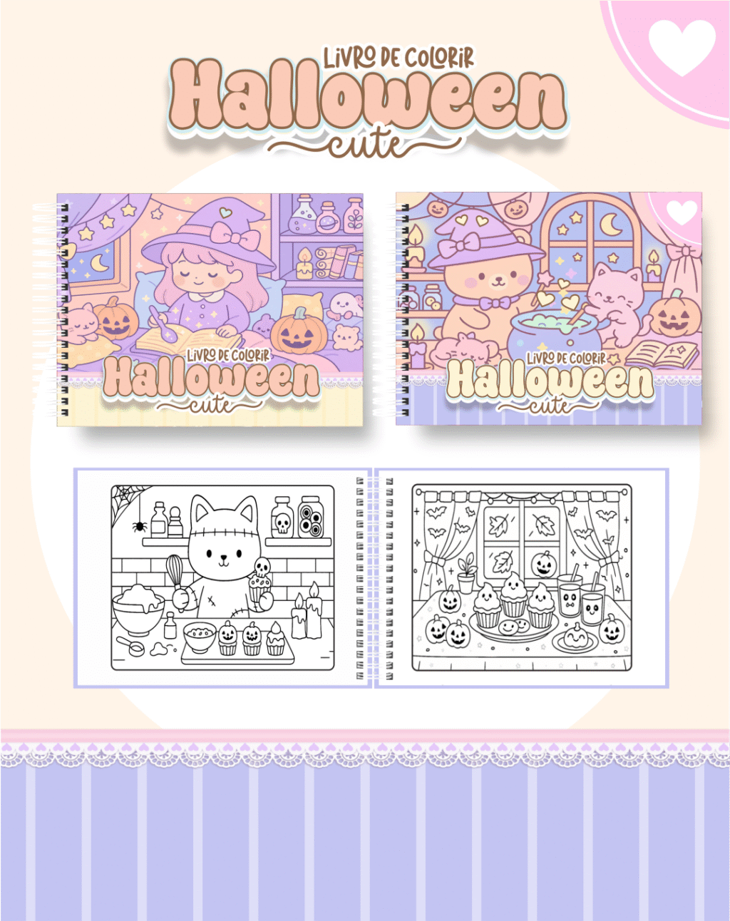 Livro de Colorir HALLOWEEN - Imagem 1