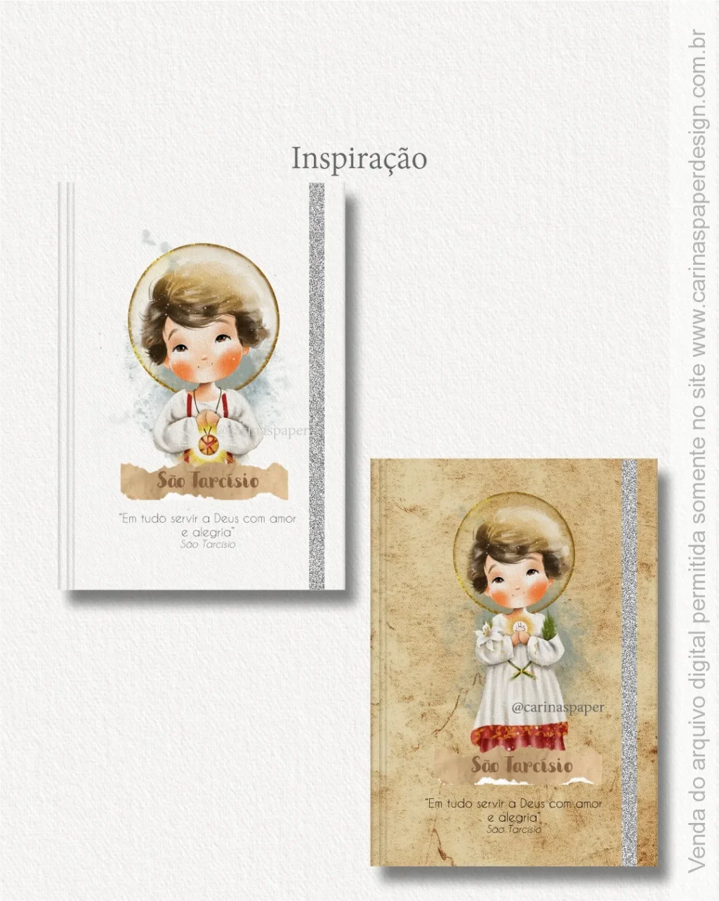 Kit Digital Ilustrações São Tarcísio + Convite e livrinho de oração São Tarcísio - Imagem 12