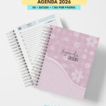 AGENDA DATADA 2026 | A5 | 1 DIA POR PÁGINA | ARQUIVO DIGITAL