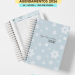AGENDAMENTOS DATADO 2026 | A5 | 1 DIA POR PG | ARQUIVO DIGITAL