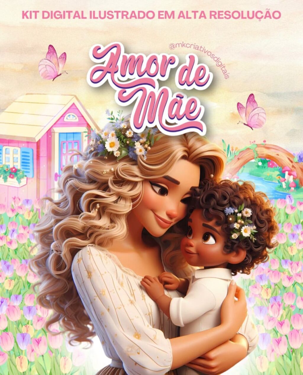 Kit Digital AMOR DE MÃE - Imagem 1