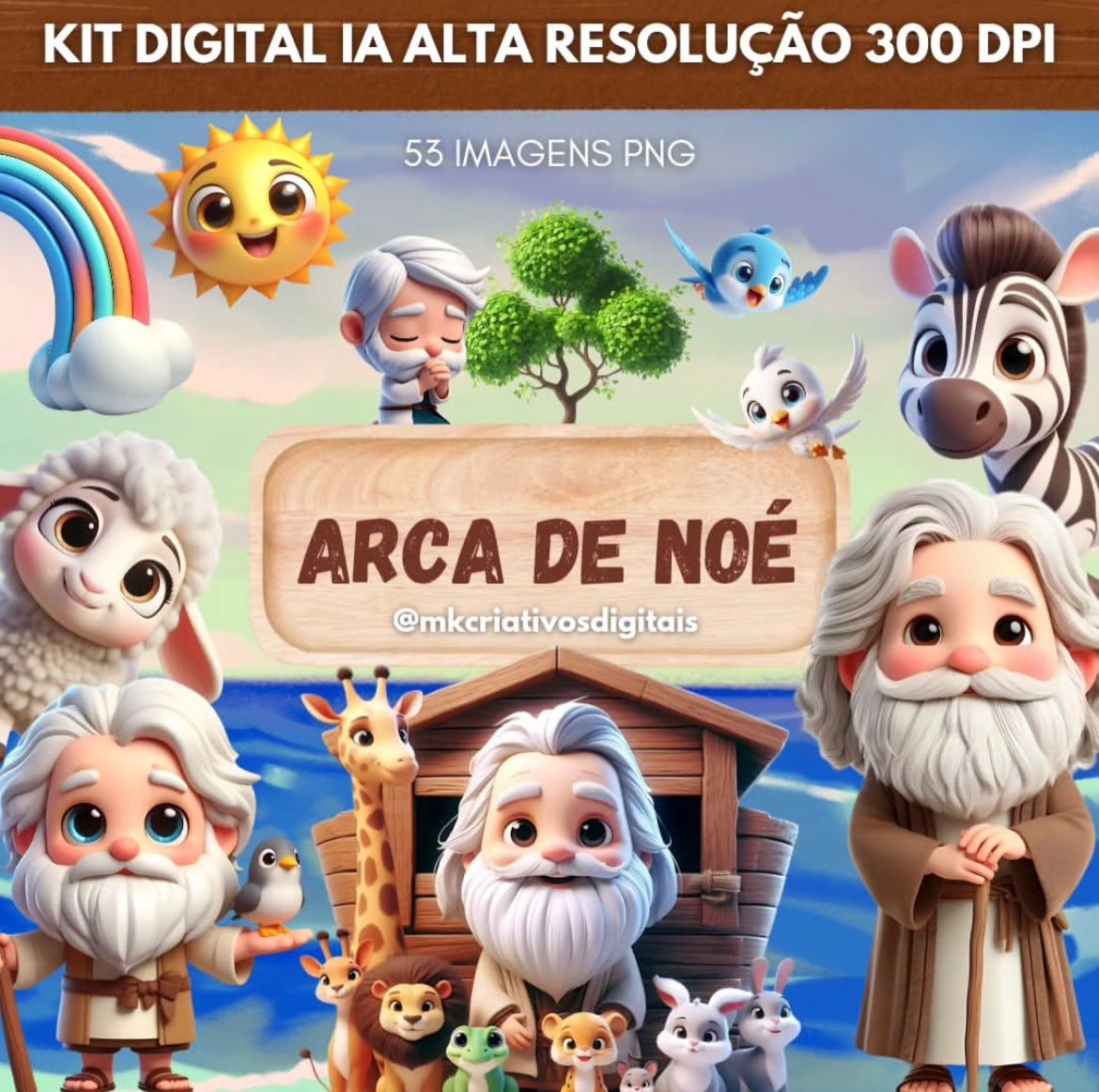 ARCA DE NOÉ Kit Digital ARCA DE NOÉ - Imagem 1