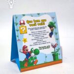 ARQUIVO DE CORTE PLACA DE MESA SUPER MÁRIO