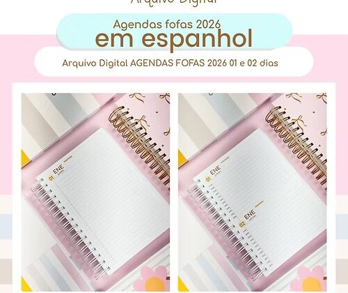 Agenda A5 2026 em Espanhol