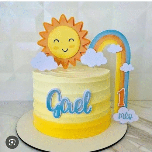 ARQUIVO DE CORTE TOPO DE BOLO Sol Cute