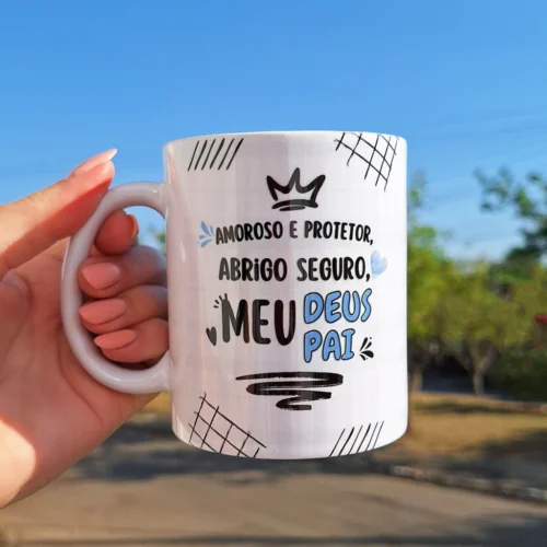 Arte Digital "Amoroso e Protetor, Abrigo Seguro, Meu Deus, Meu Pai"