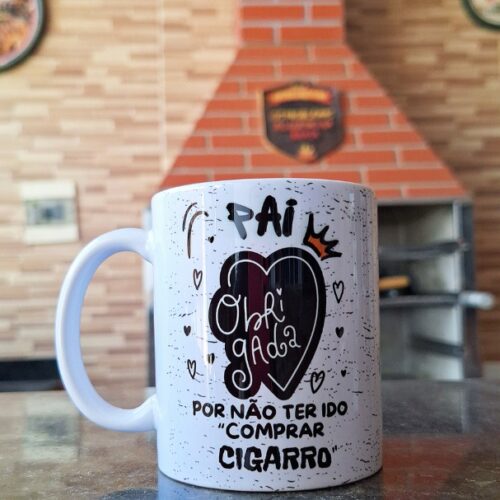 Arte Digital "Pai, obrigada por não ter ido comprar cigarro"