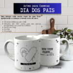 Arte para Caneca Dia dos Pais Minimalista - Imagem 10