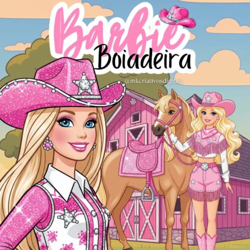 Kit Digital BARBIE BOIADEIRA