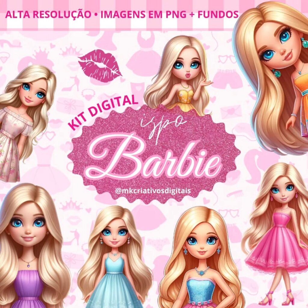 Kit Digital BARBIE INSPIRAÇÃO - Imagem 1