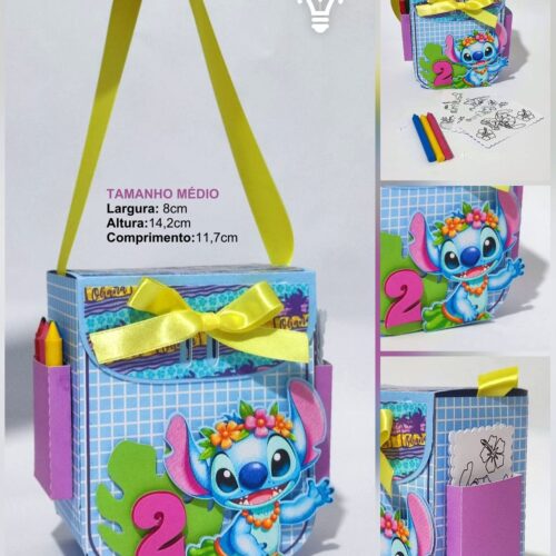 ARQUIVO DE CORTE MOCHILA STITCH (STUDIO E PDF)