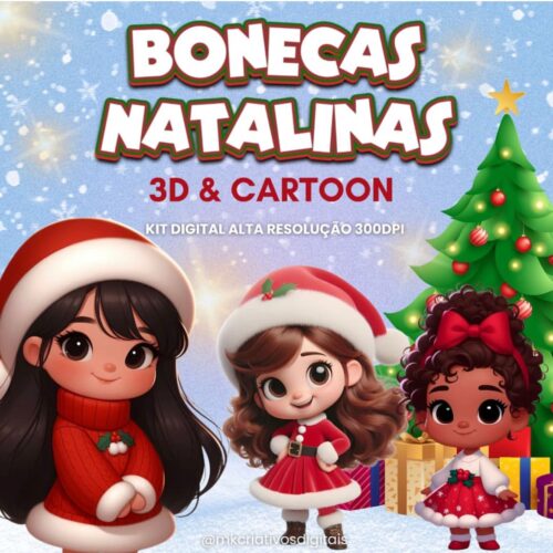 Kit Digital BONECAS NATALINAS