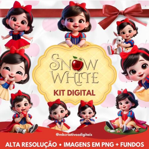 Kit Digital BRANCA DE NEVE BABY