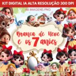Kit Digital BRANCA DE NEVE E OS 7 ANÕES