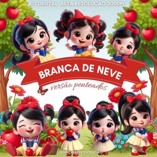 Kit Digital BRANCA DE NEVE