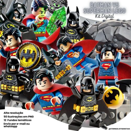 Kit Digital Batman VS Superman Lego