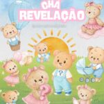 Kit Digital CHÁ REVELAÇÃO URSINHOS