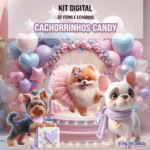 Kit Digital Cachorrinhos  Candy