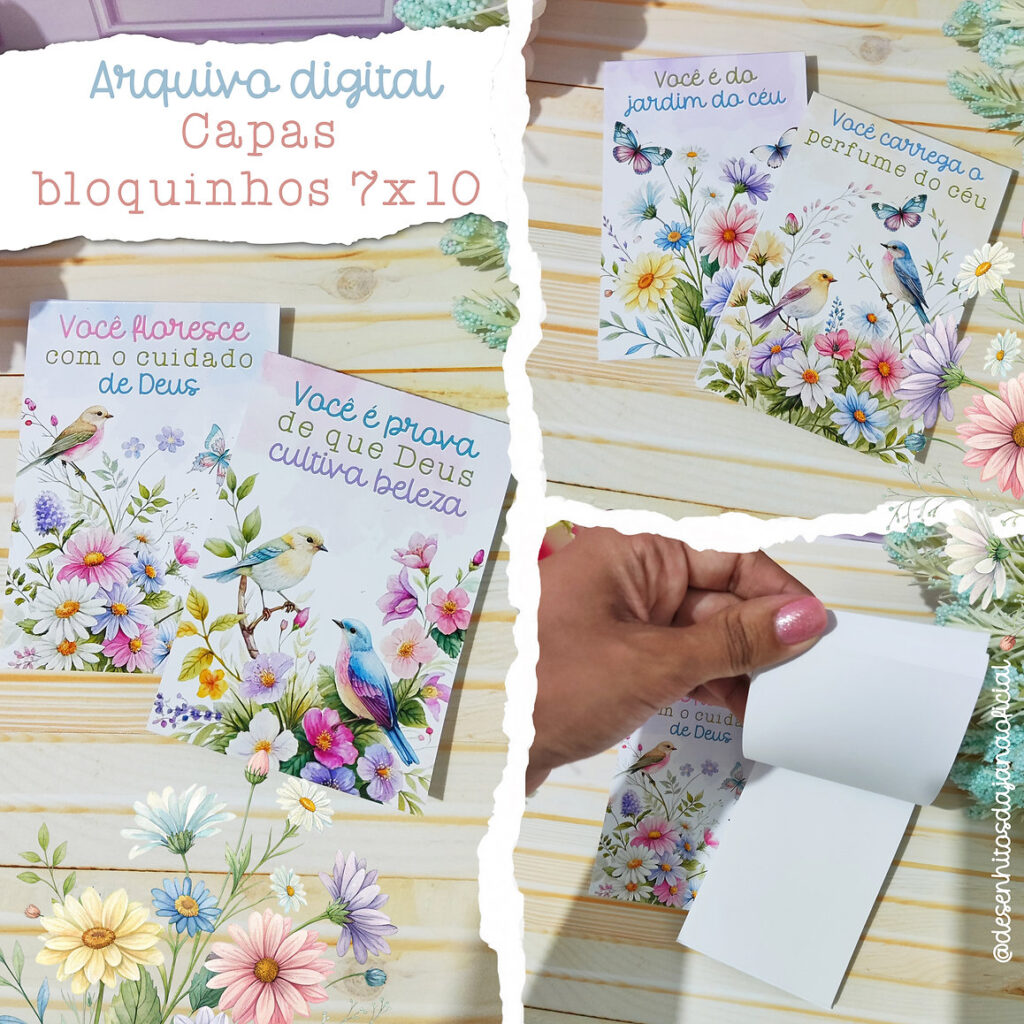 Capa bloquinho 7x10 - Imagem 1