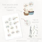 Printables: Festa em casa! O tempo voa – Ursinho aviador - Imagem 5