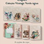 Capas Coleção Vintage Verde-água